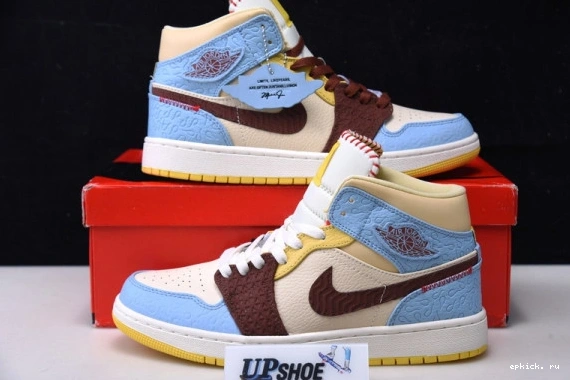 Cheap EP Rouge Chateau Air Maison x CU2803-200 Fearless  Jordan CU2803-200 Mid 1 High 0428